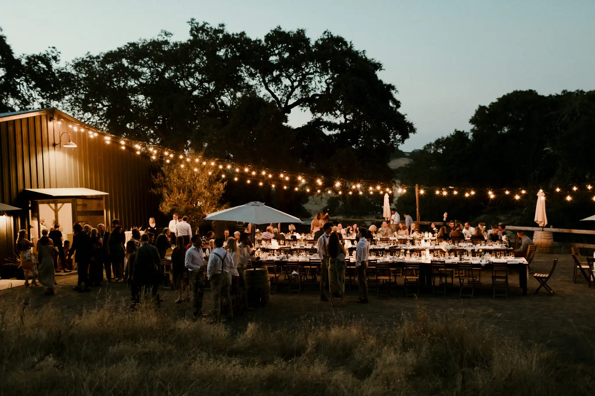 Outdoor Garden Barn Wedding Venue