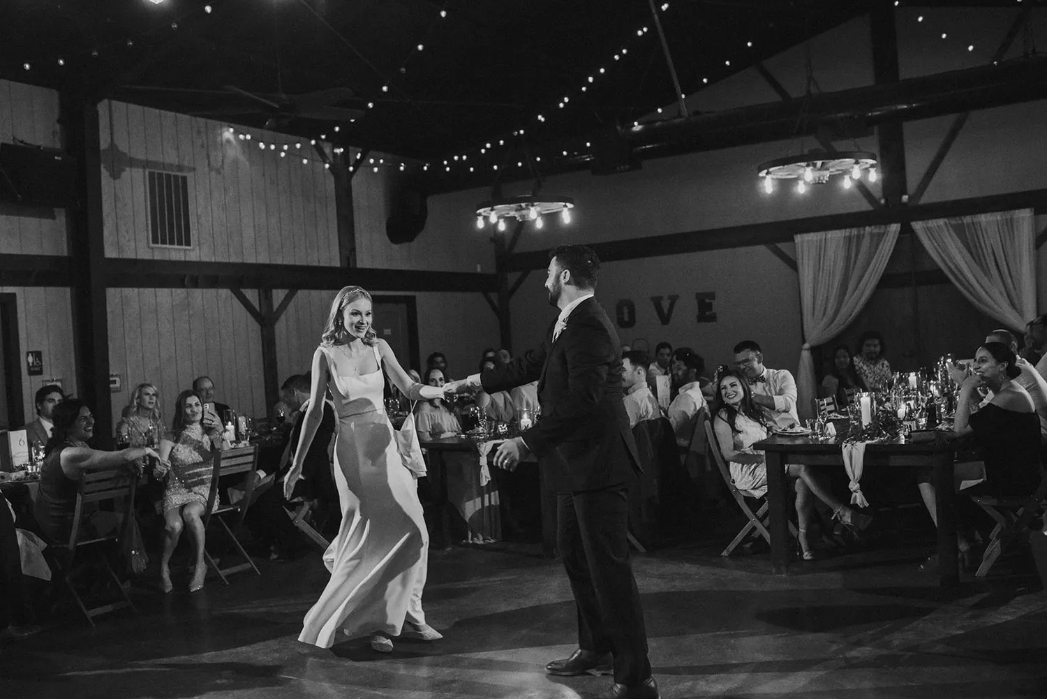 Indoor Barn Wedding